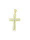 Herren Gold Kreuz 14K