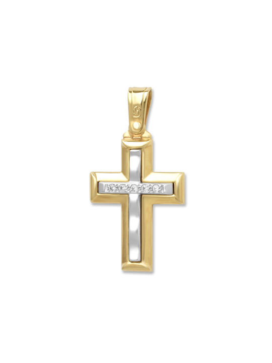 Femeiesc Aur Cruce 14K