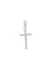 Women's White Gold Cross 14K