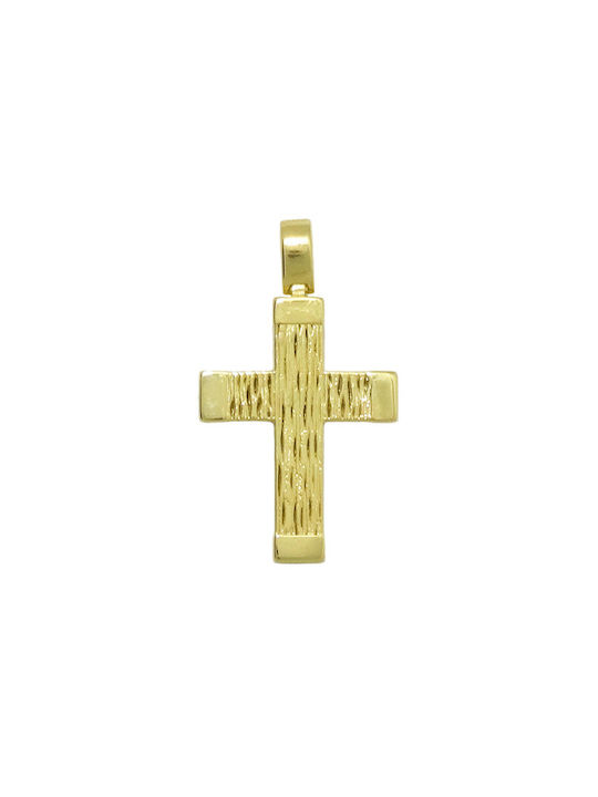 Damen Gold Kreuz 14K