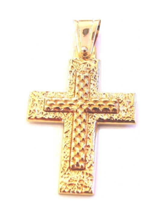 Gold Byzantinisch Kreuz 14K