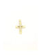 Kirkikosmima Damen Gold Kreuz 14K mit Kette