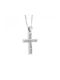 Women's White Gold Cross 14K