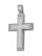 White Gold Cross 14K