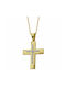 Gold Kreuz 9K mit Kette