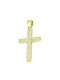 Damen Gold Kreuz 14K