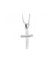 Women's White Gold Cross 14K