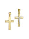 Men's Gold Cross 14K Double Sided with the Crucified