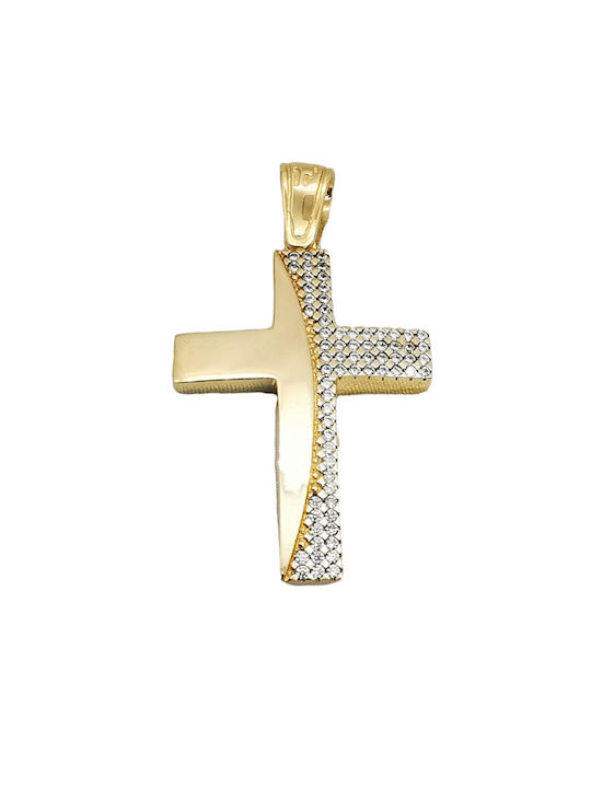 Femeiesc Aur Cruce 14K