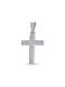 Women's White Gold Cross 14K