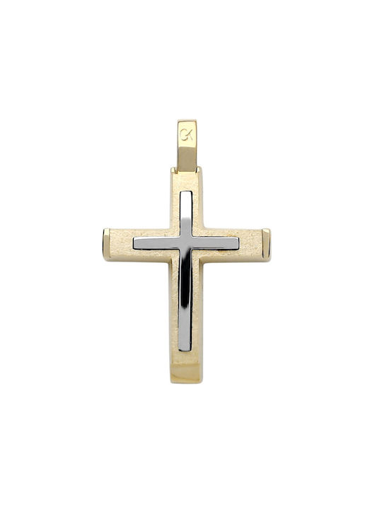 Herren Gold Kreuz 14K