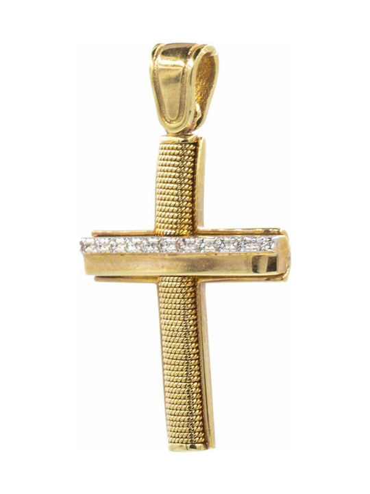 Femeiesc Aur Cruce 14K