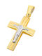 Men's Gold Cross 14K with the Crucified