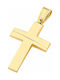 Herren Gold Kreuz 14K