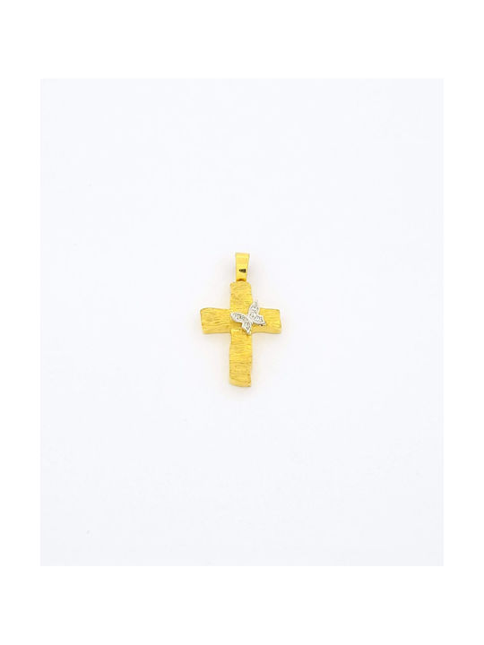 Kirkikosmima Damen Gold Kreuz 14K