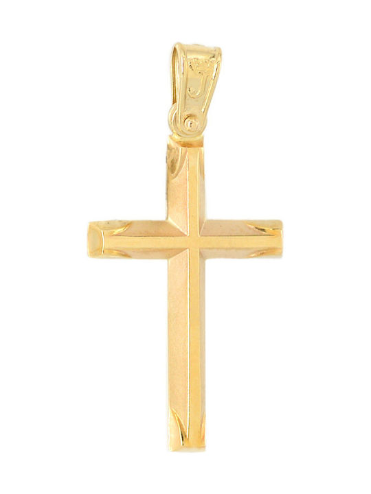 Women's Cross from Gold Plated Silver