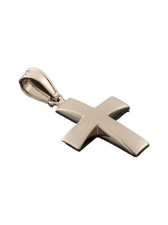 Weißgold Kreuz 14K