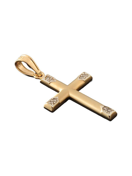 Women's Gold Cross 14K with Chain