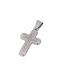 Women's White Gold Cross 14K