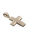 White Gold Cross 14K