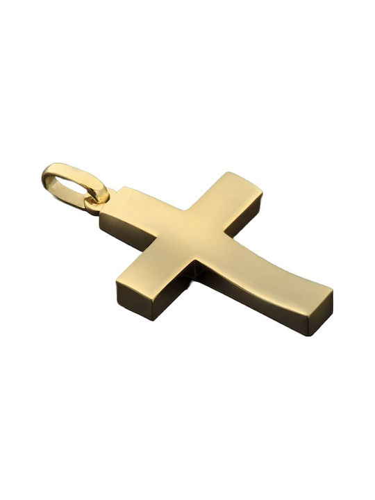 Gold Kreuz 14K mit Kette