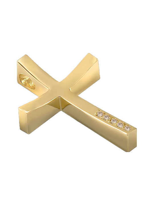 Women's Gold Cross 14K with Chain