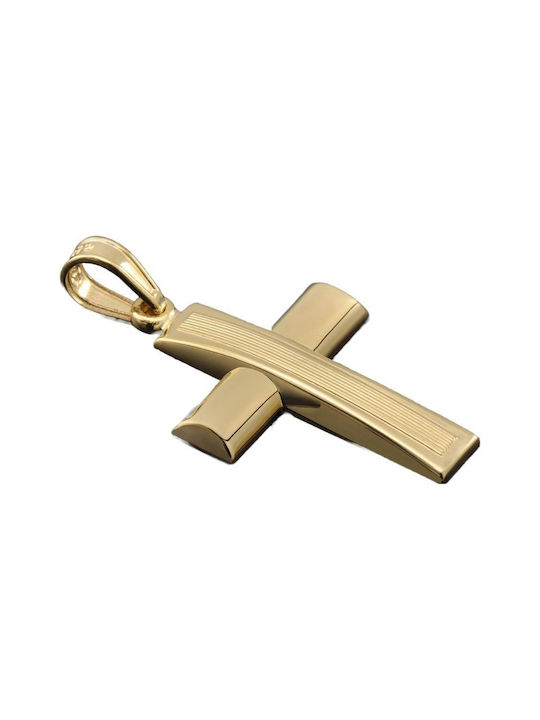 Gold Kreuz 14K mit Kette