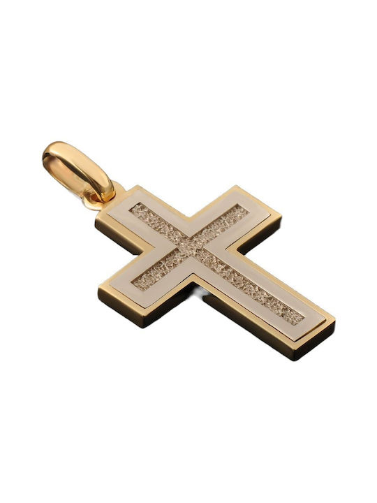 Gold Kreuz 14K mit Kette