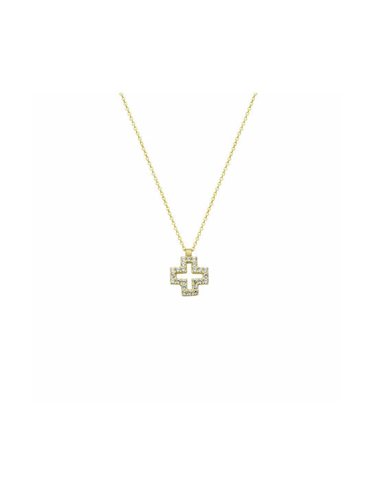 Gold Cross 9K with Chain