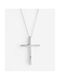 White Gold Cross 9K