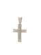 Q-Jewellery Women's White Gold Cross 14K