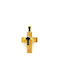 Herren Gold Kreuz 14K