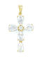 Drandakis Damen Gold Kreuz 9K