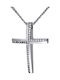 Women's White Gold Cross 14K