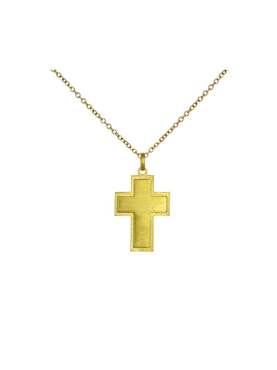 Damen Gold Kreuz 9K