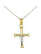 Men's Gold Cross 14K with the Crucified