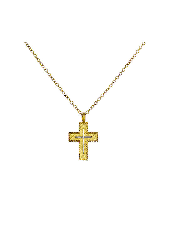 Damen Gold Kreuz 9K