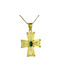 Damen Gold Byzantinisch Kreuz 18K