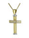 Femeiesc Aur Cruce 14K