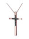 Women's Rose Gold Cross 14K