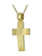 Herren Gold Kreuz 14K