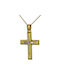 Men's Gold Cross 14K