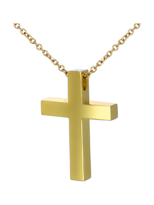 Men's Gold Cross 14K