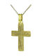 Men's Gold Cross 14K