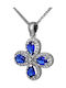 Women's White Gold Cross 14K