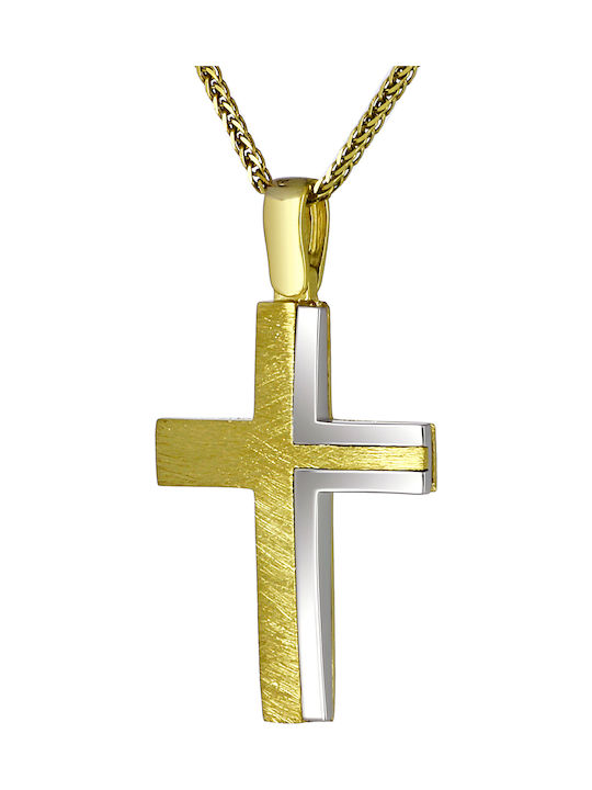 Men's Gold Cross 14K