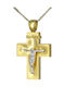 Men's Gold Cross 14K with the Crucified