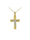 Men's Gold Cross 14K with the Crucified