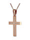 Women's Rose Gold Cross 14K