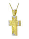 Femeiesc Aur Cruce 14K